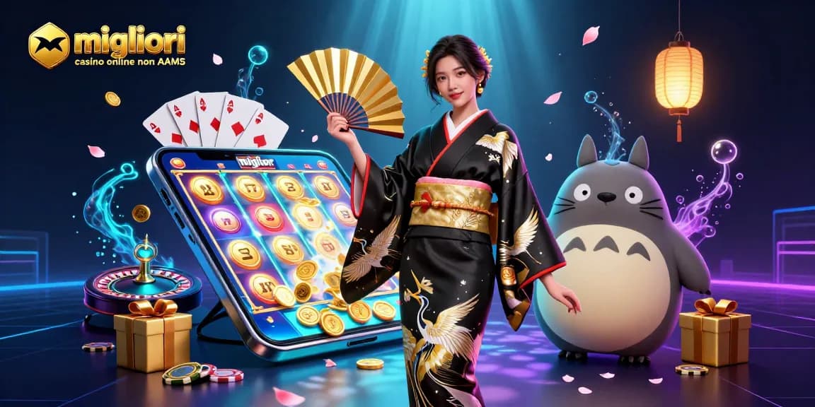 Vivi l'emozione di gioco definitiva nei migliori casino online non AAMS con vivaci giochi di slot.