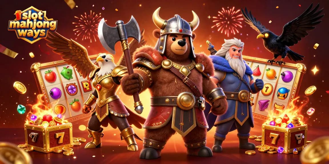 Experience the excitement of slot mahjong ways with vibrant characters and dynamic casino elements.