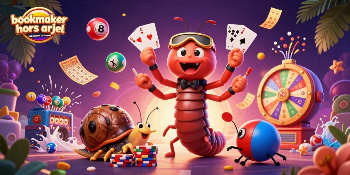 Pariez sur un bookmaker hors ARJEL qui accepte les Français avec des jeux, des cartes et des billets dorés.