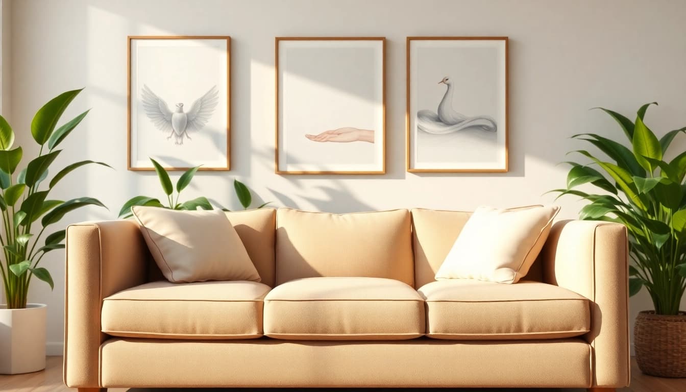 Counselling Services in a relaxing environment with inviting furniture and calming decor.