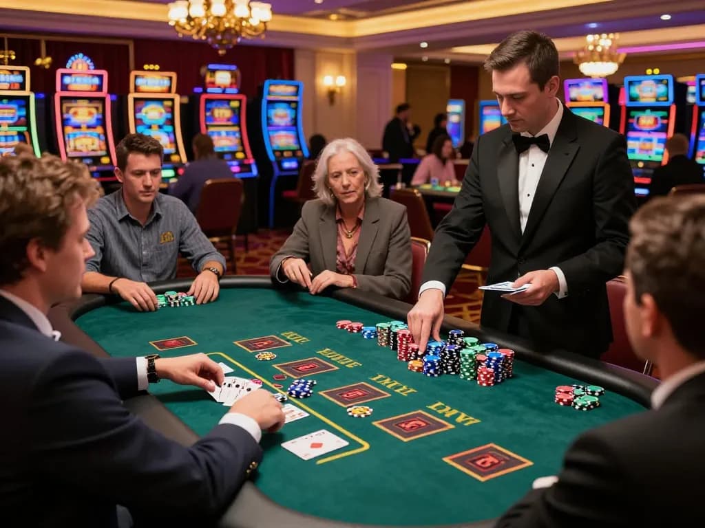 Experience the thrill of blackjack at a casino with vibrant bonus new member promotions for winning players