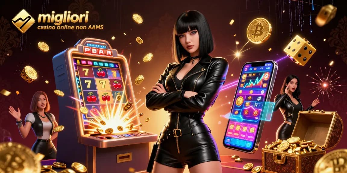 Partecipa a un'incredibile esperienza di gioco con i migliori casino online non AAMS, con slot dinamiche e elementi crypto.