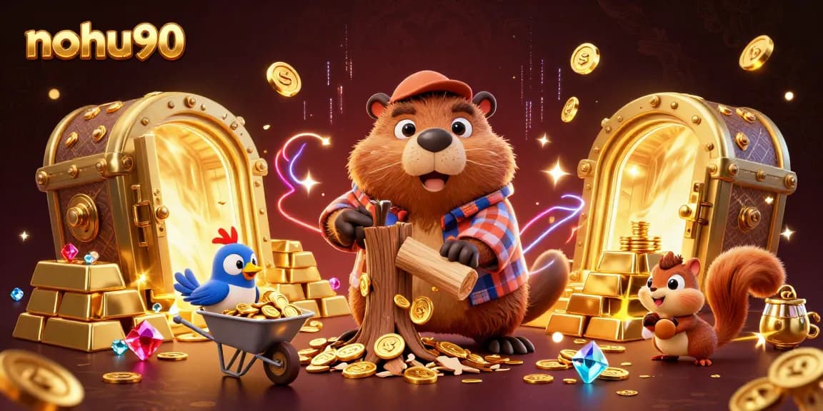 Nohu90 invites players to engage in exciting casino adventures with enchanting visuals and golden treasures.