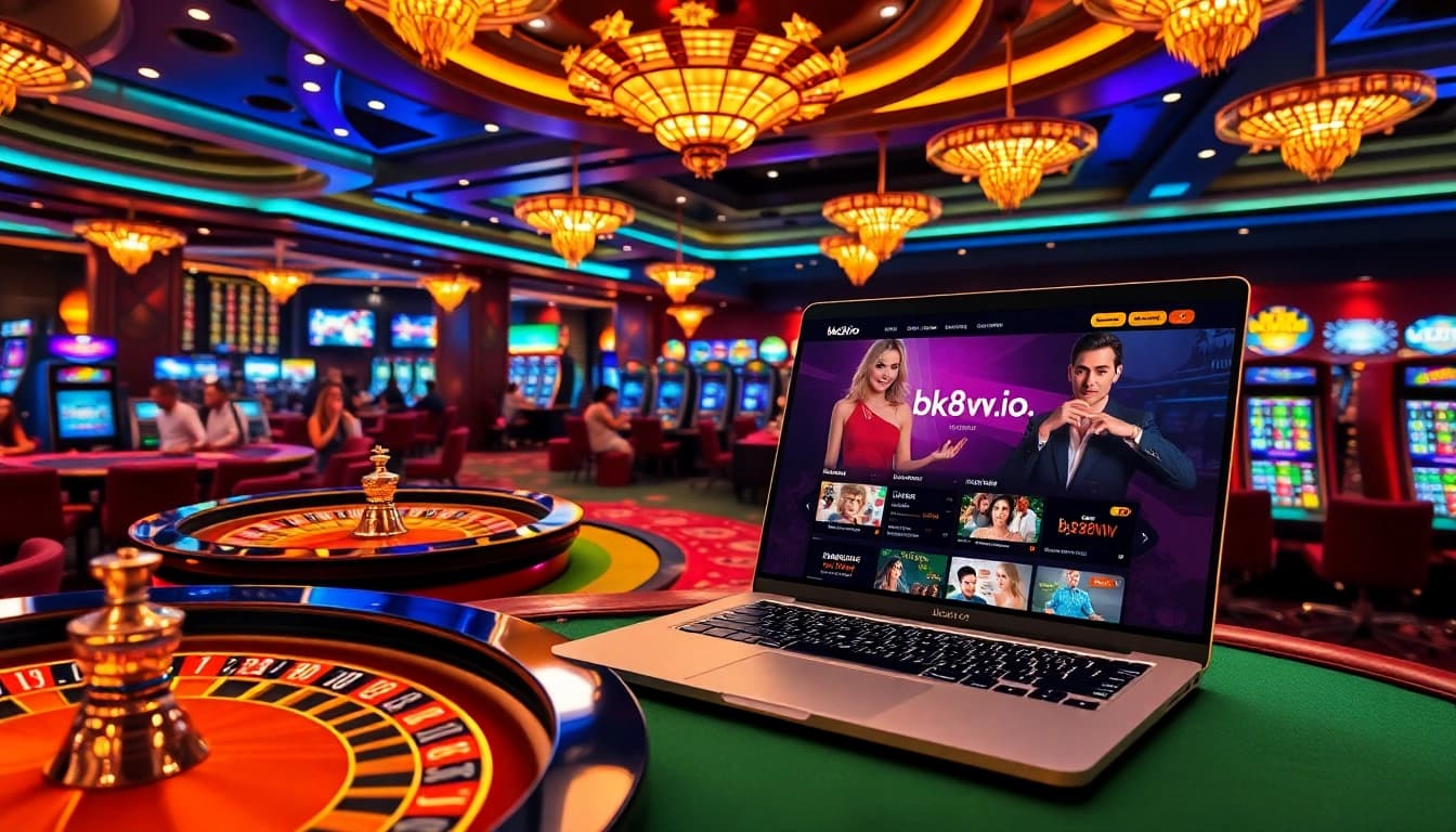 Engage in thrilling games at bk8vn.io, featuring vibrant casino tables and exciting winning opportunities.