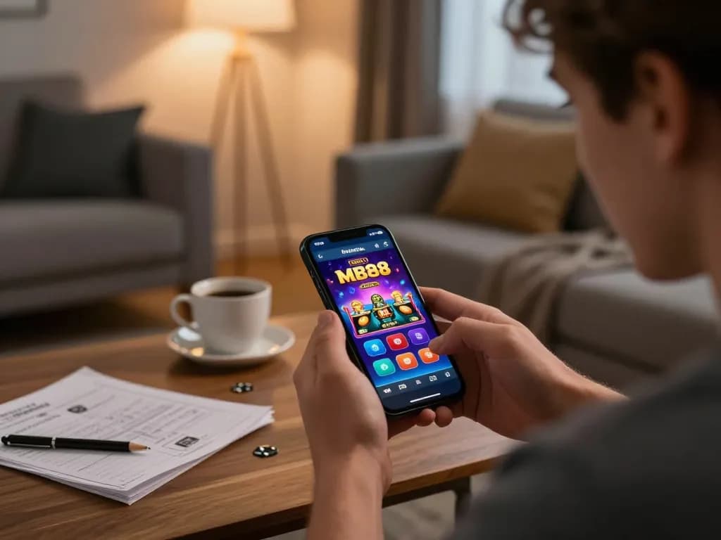 Engaging with the MB88 app for mobile betting in a cozy home environment