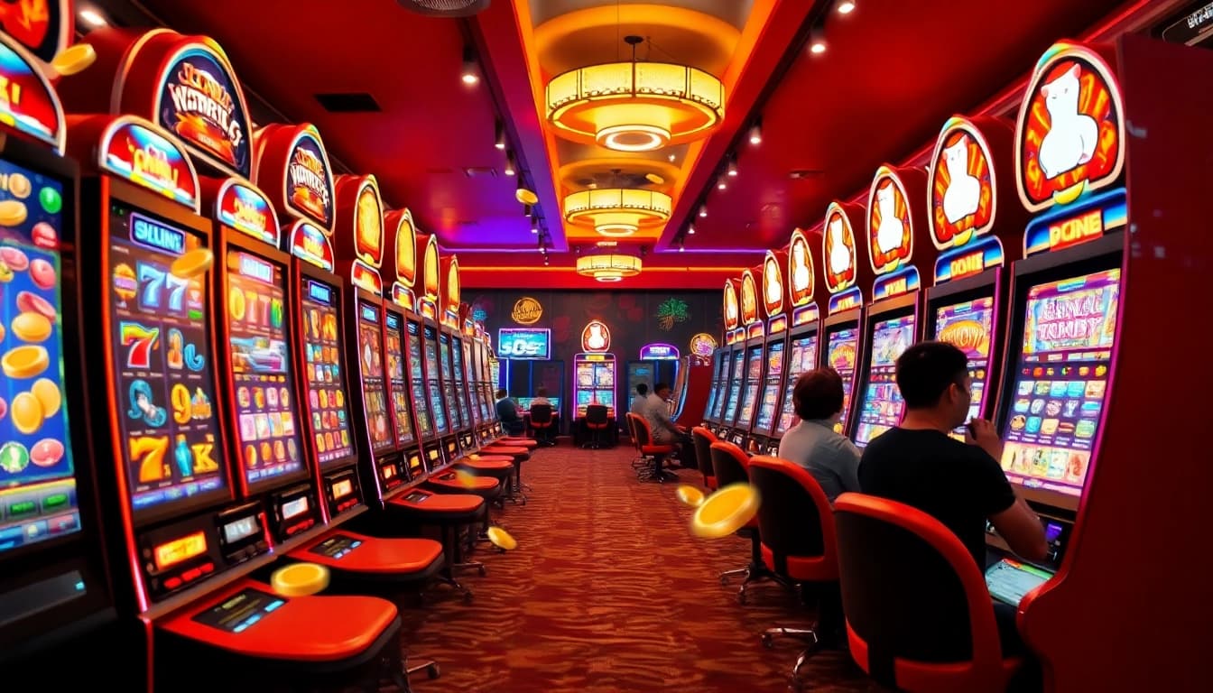 Situs kode4d showcases thrilling online slot games in a vibrant digital gaming environment.