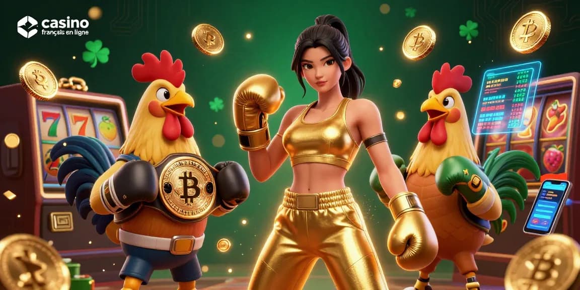 Rejoignez l'action palpitante au casino français en ligne avec des personnages vibrants et des éléments de jeu dynamiques exposés.