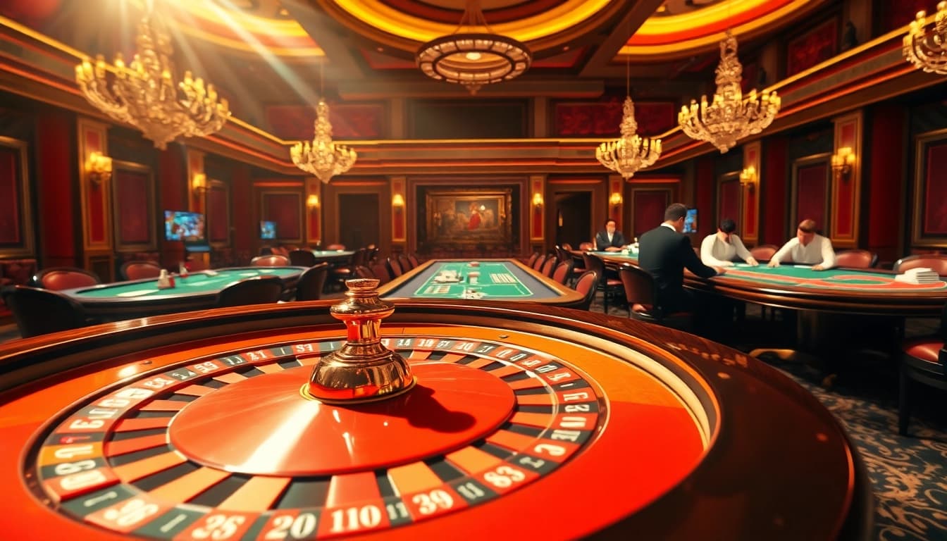 Découvrez un gameplay palpitant au casino en ligne Français 2026 avec des actions de roulette et de poker vibrantes.