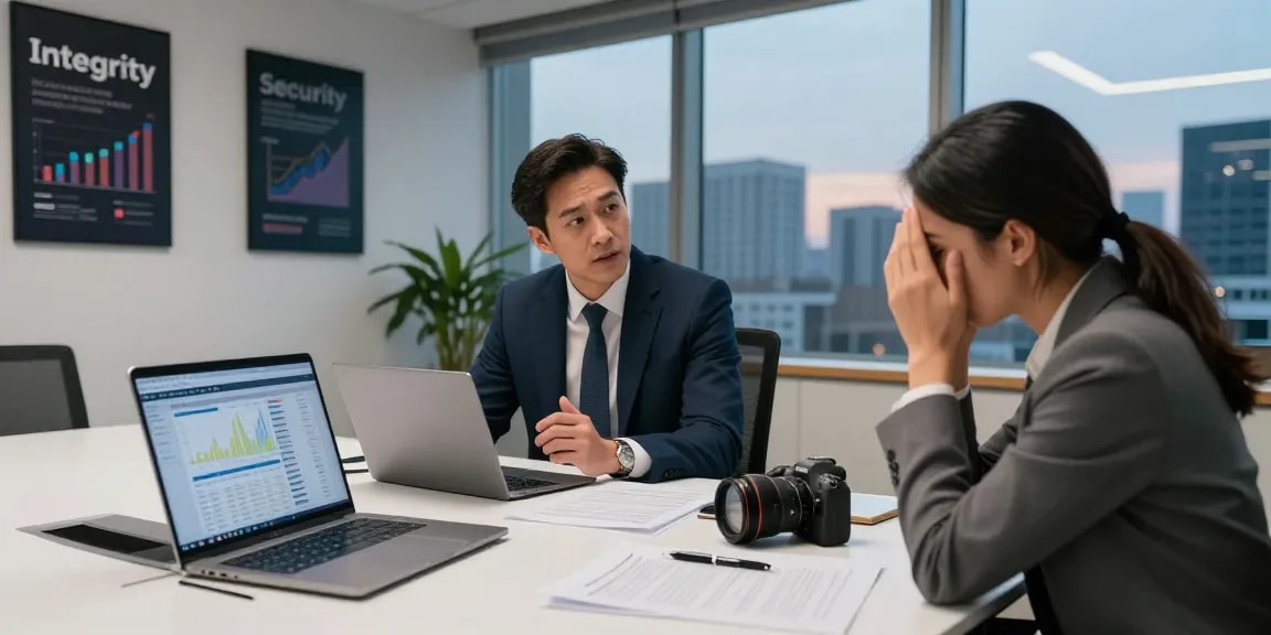 Recover stolen cryptocurrency with financial experts discussing strategies in a modern office environment.