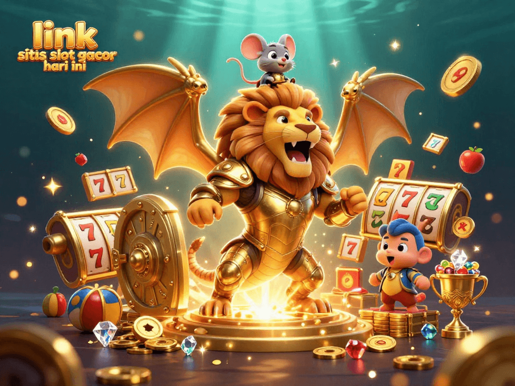 Menangkan jackpot dengan link situs slot gacor hari ini yang menampilkan karakter 3D kartun yang mengesankan.