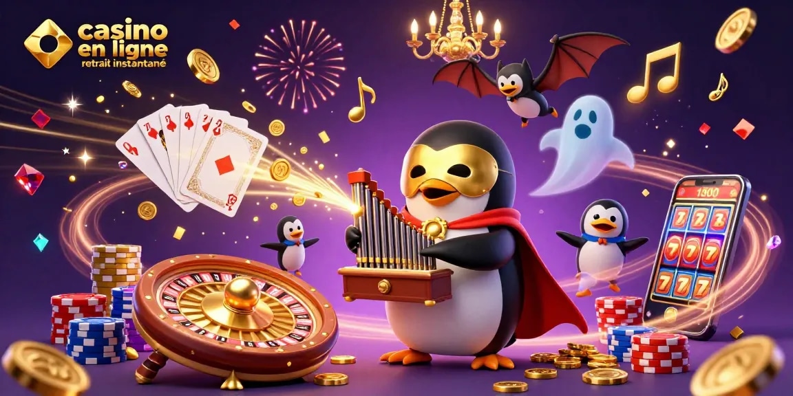 Plateforme vibrante de casino en ligne avec retrait instantané, mettant en scène des gains attractifs et des performances dynamiques.