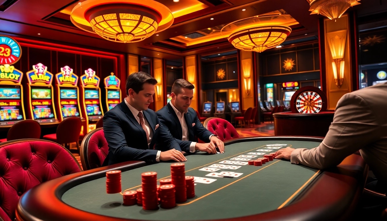 Vivez l'excitation du meilleure casino en ligne avec des tables de jeu vibrantes et des joueurs professionnels.