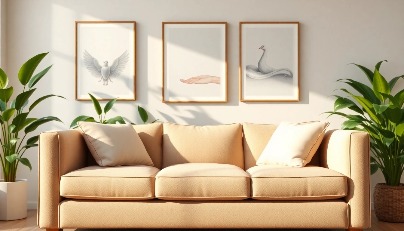 Counselling Services in a relaxing environment with inviting furniture and calming decor.