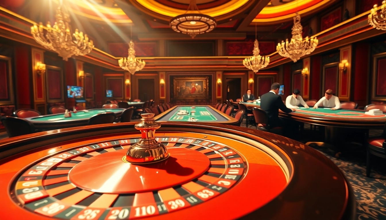 Découvrez un gameplay palpitant au casino en ligne Français 2026 avec des actions de roulette et de poker vibrantes.