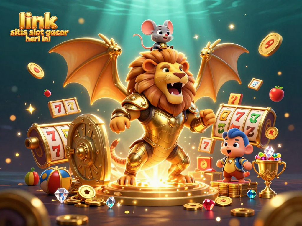 Menangkan jackpot dengan link situs slot gacor hari ini yang menampilkan karakter 3D kartun yang mengesankan.