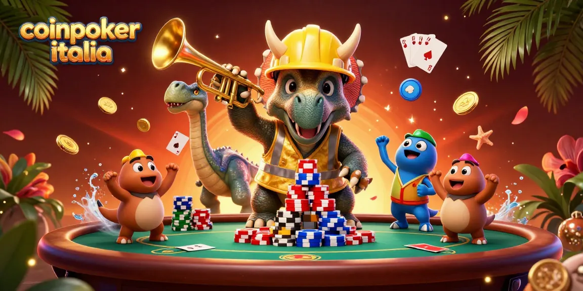 Gioca a CoinPoker Italia e vinci con divertenti partite di poker e chip flottanti.
