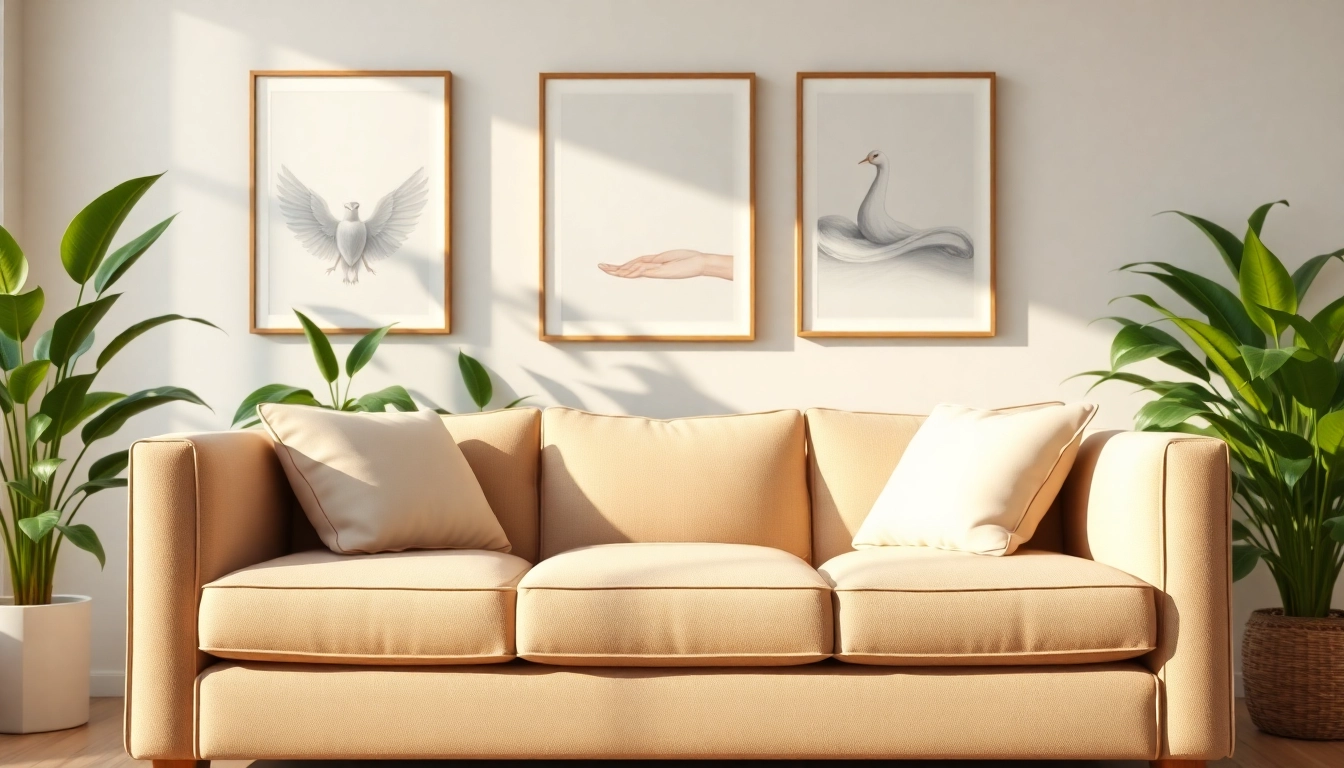 Counselling Services in a relaxing environment with inviting furniture and calming decor.