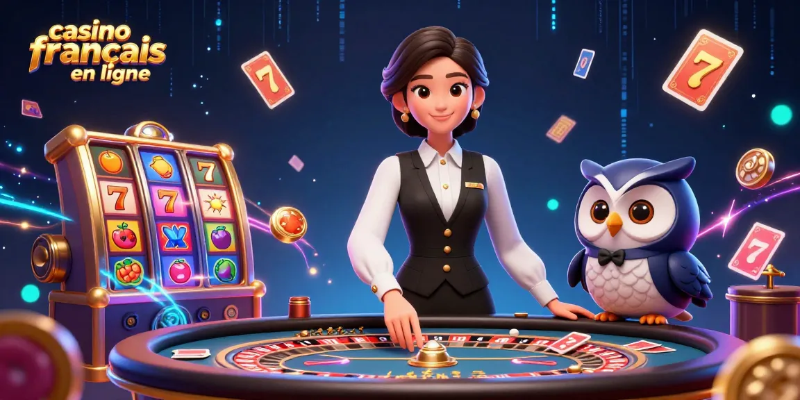 Interagissez avec un casino francais en ligne mettant en vedette un croupier époustouflant et des éléments de machines à sous dynamiques.