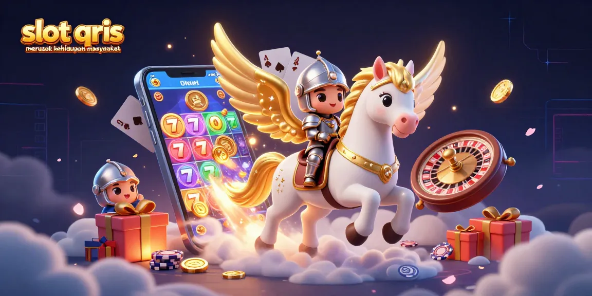 Experience the thrill of slot qris merusak kehidupan masyarakat with vibrant digital gaming elements.
