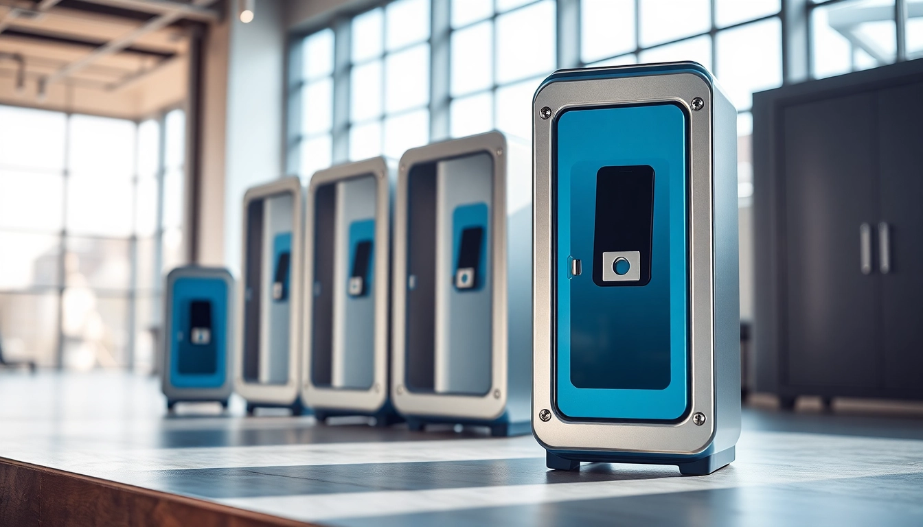 Phonelocker showcasing its advanced features and secure design in an elegant setting.