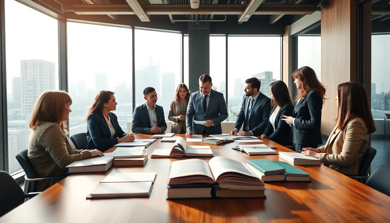 Legal Recoveries team collaborating in a modern office, exemplifying professional legal services.