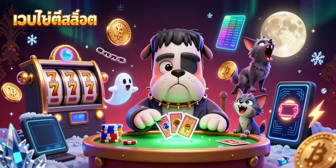 สัมผัสประสบการณ์เว็บไซต์สล็อต กับภาพสุดตระการตาเบื้องหลังเกมคาสิโนออนไลน์