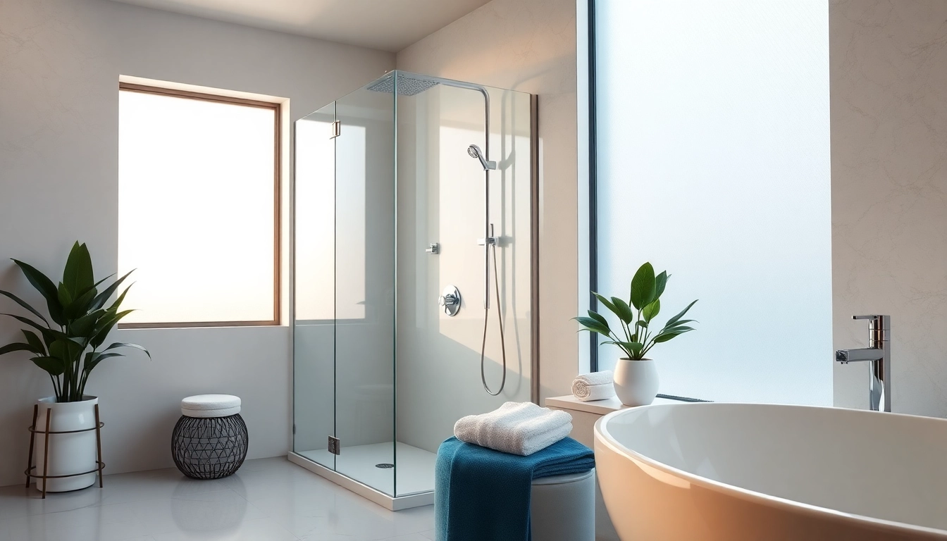 Experience luxury with innovative designs by sunny shower usa inc in a modern bathroom setting.