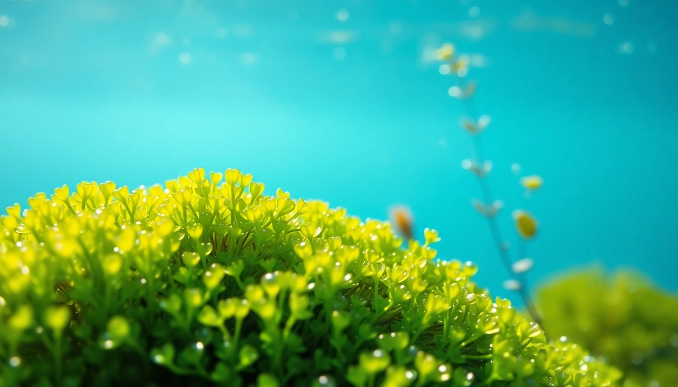 Showcasing microalgae astaxanthin in a vibrant aquatic environment, highlighting its natural beauty and health benefits.