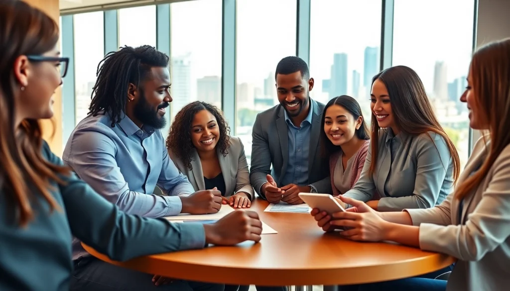 Submit a free job post new york using innovative digital job posting solutions in a vibrant office.