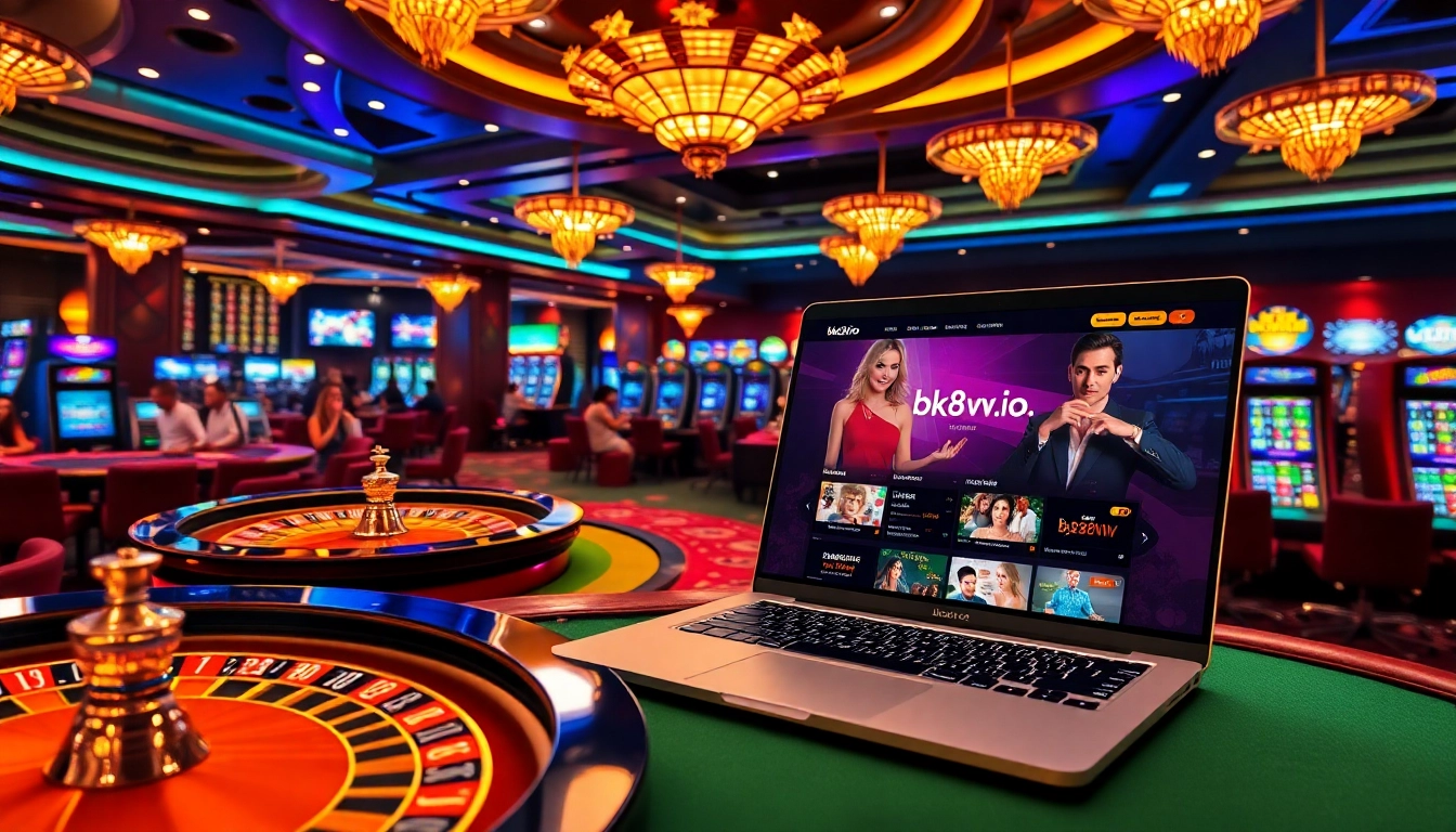 Engage in thrilling games at bk8vn.io, featuring vibrant casino tables and exciting winning opportunities.