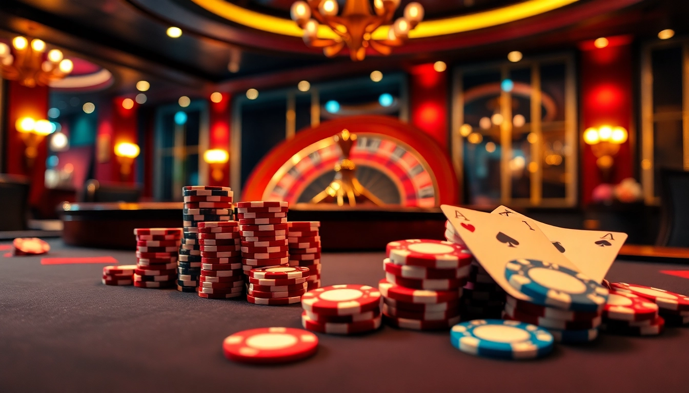 Experience the thrill of bets at nhà cái ta88 with vibrant casino action and glowing roulette.