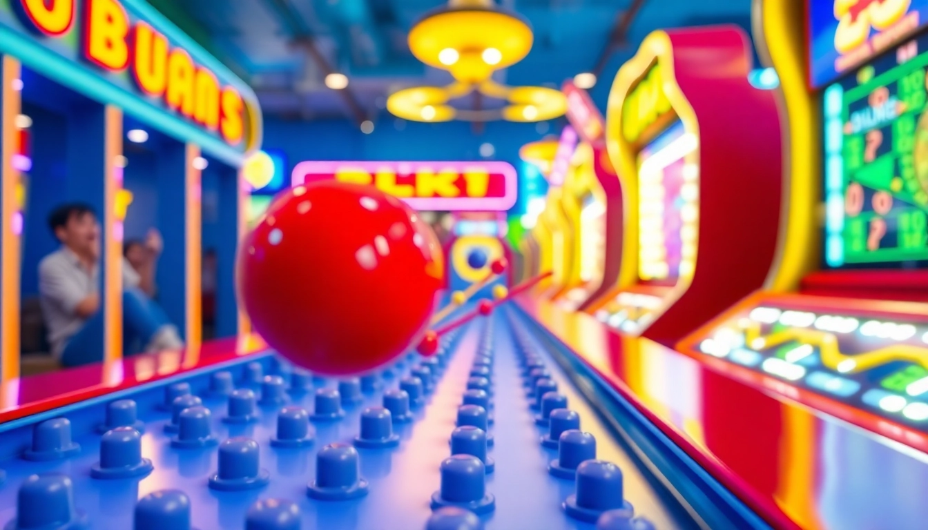 Main game demo plinko menampilkan bola berwarna-warni yang jatuh dengan seru di antara pin.