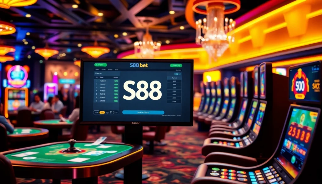 Experience thrilling online gaming with s88 bet's advanced interface and vibrant casino visuals.