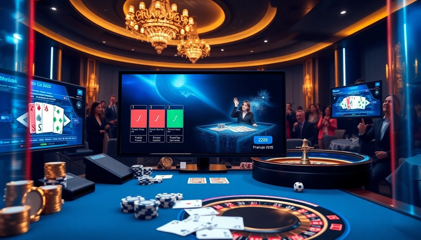 Découvrez l'excitation du casino en ligne Français 2026 avec des jeux dynamiques et une ambiance luxueuse.