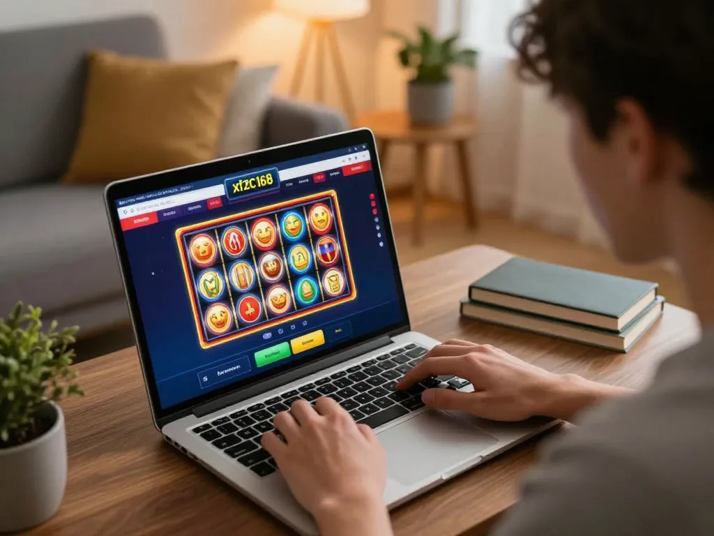 Engaging player exploring xfzc168 online casino interface for strategic betting