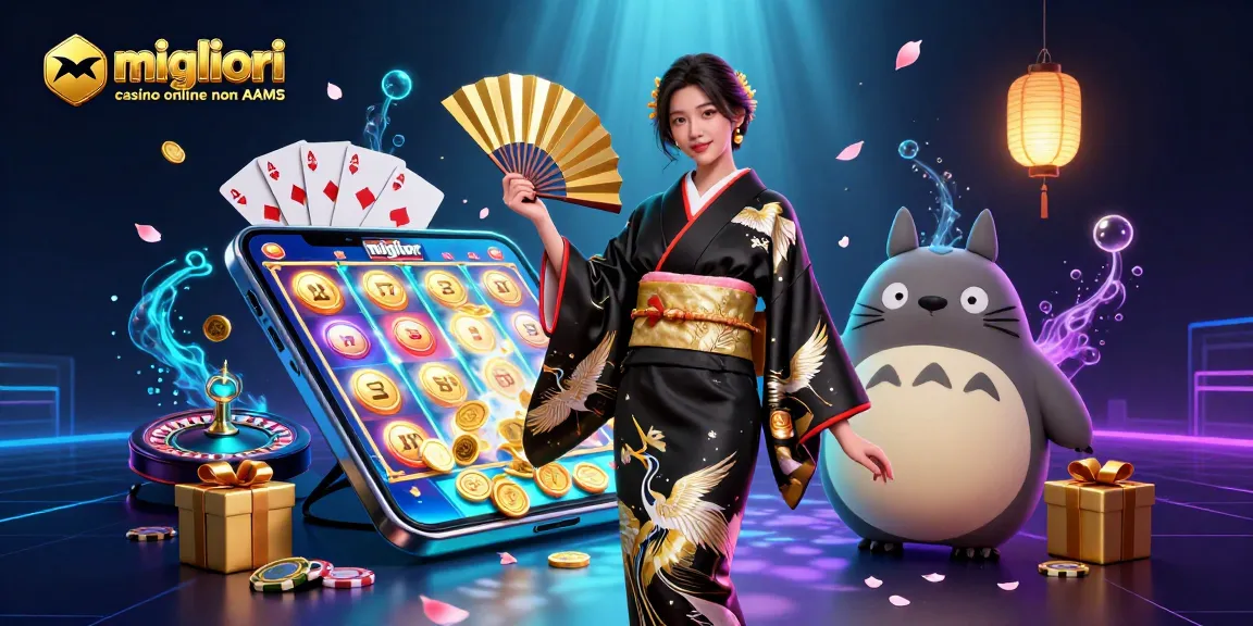 Vivi l'emozione di gioco definitiva nei migliori casino online non AAMS con vivaci giochi di slot.