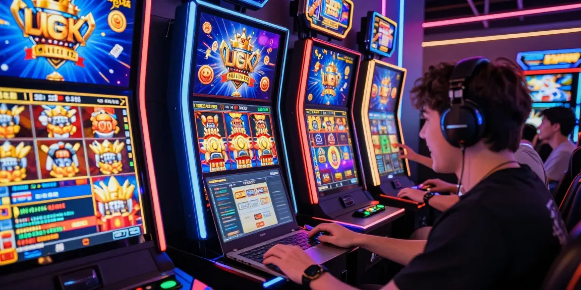 Exciting moment on slot depo 5k platform showcasing a player winning big with vibrant gaming elements.