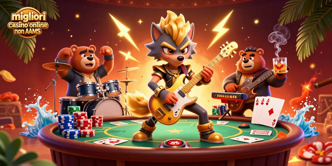 Interagisci con i migliori casino online non AAMS caratterizzati da elementi di gioco vibranti e personaggi dinamici.