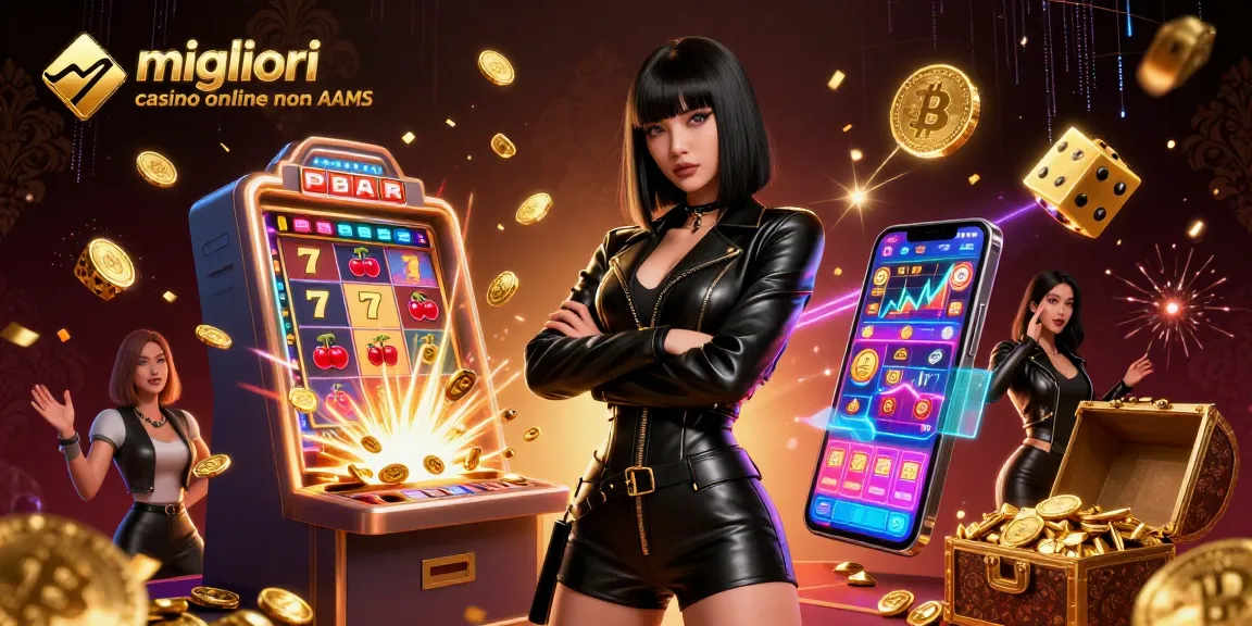 Partecipa a un'incredibile esperienza di gioco con i migliori casino online non AAMS, con slot dinamiche e elementi crypto.