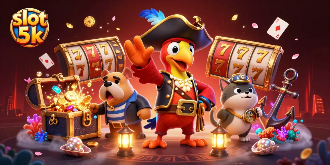 Experience thrilling action in the slot 5k world, featuring captivating characters and dynamic casino elements.