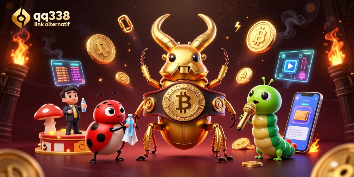 Engage with qq338 link alternatif as a vibrant 3D casino scene featuring dynamic gaming elements and rich details.